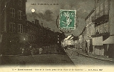 Remiremont, la Nuit - Rue de la Xavée, prise de la Place de la Courtine